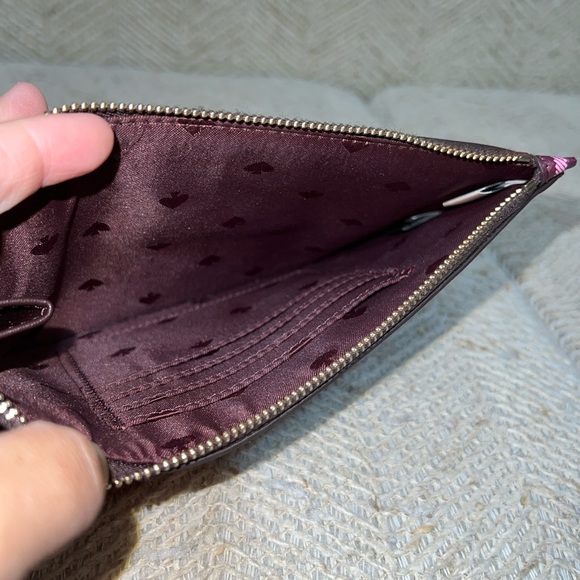 🍄Kate Spade Plaid Fabric/Leather Wristlet🍄 - Picture 8 of 13